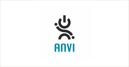 anvi-computer-logo-design