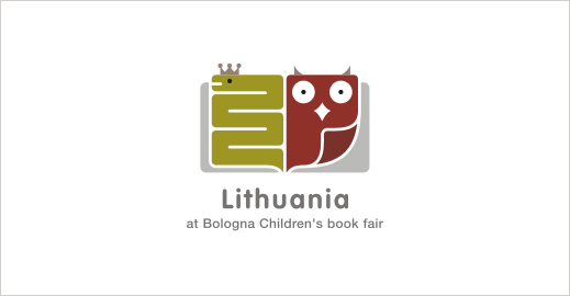 lithuania-children-book-fair-owl-snake-logo-design